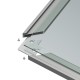 CORNER JOINTS SET FOR ALUMINUM FRAME 45x20/8 (4 CORNERS + 8 SCREWS)